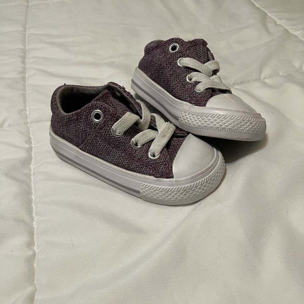 Converse Purple and White Classic Converse
